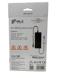Valx LA-12050 12V 5A 60W Switch Mode Adaptör KAMERASI ADAPTÖRÜ
